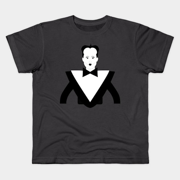 Klaus Nomi Music Kids T-Shirt by Creotumundo